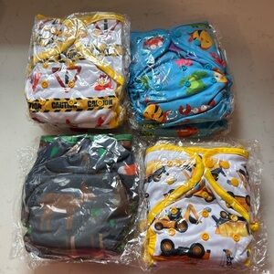 AIO cloth diapers